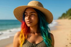Como Proteger Cabelos Tingidos na Praia: Guia Completo